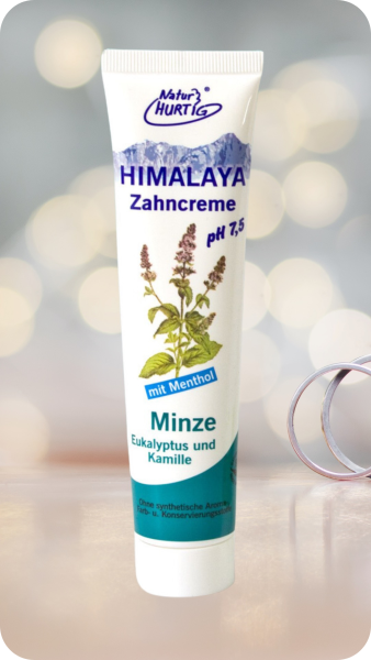 Kräuter Zahncreme "Minze" - mit Menthol, 75 ml